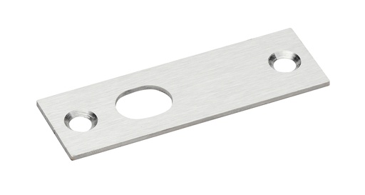 [V532.15] Gâche plate pour serrure V522 - Inox brossé