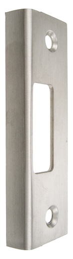 [V554.2.15] Gâche pour serrure de milieu (allemand) - Inox brossé