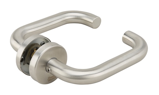 [V770.15] Paire de béquilles avec rosace pour V360 - V370 Vertis - Inox brossé