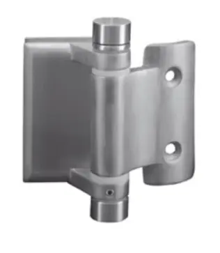 [Pool M/V] Charnière Mur/Verre rabattable en Inox verre de 10 mm Poli mirroir 