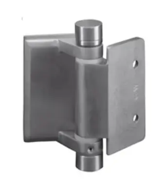 [Pool M/V] Charnière Mur/Verre rabattable en Inox verre de 10 mm Poli mirroir 
