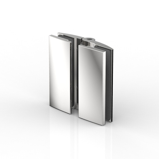 [8124ZNPVD22] PENTURE,VERRE-VERRE90°/180°INTÉRIEUR   INOX BROSSÉ