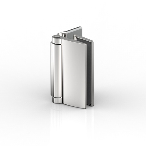 [8128ZN135] ANSCHLAGTÜRBAND MUR-VERRE 90°, FARFALLA   NOIR PROFOND MAT 