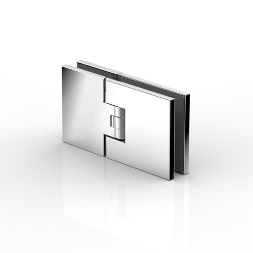 [8132ZN135M1] PENDELTÜRBAND GLAS-GLAS 180°, FLAMEA+   NOIR PROFOND MAT 