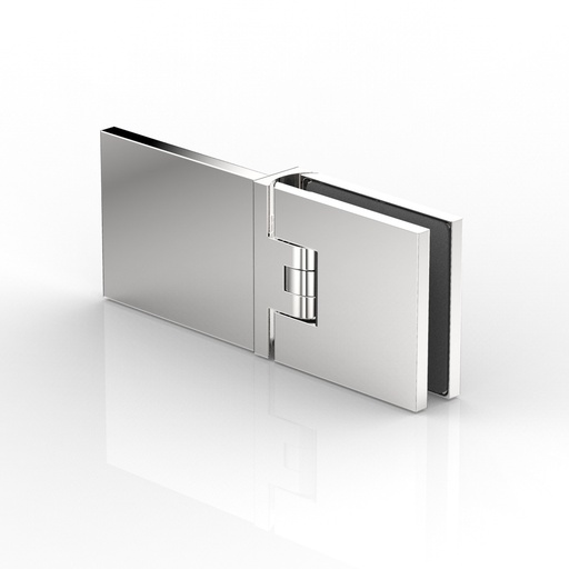 [8133ZN135M1] PENDELTÜRBAND GLAS-WAND 180°, FLAMEA+   NOIR PROFOND MAT 