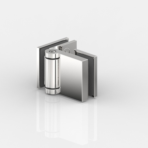 [8158ZN1-1F] PENTURE DE DOUCHE V.-V.90°, 1 RESSORT   CHROME MAT 