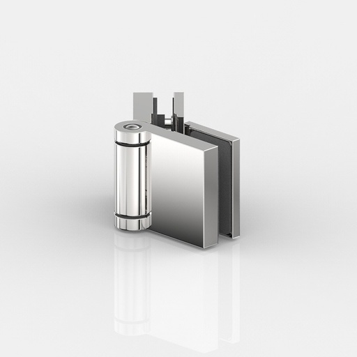 [8164ZNPVD22] PENTURE DE PORTE,V.-V.135° EXTERIEUR,FLINTER   INOX BROSSÉ