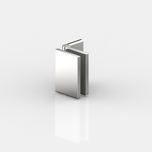 [8171ZNPVD35] ANGLE VERRE-MUR 90 ° (VARIABLE)   NOIR MAT 
