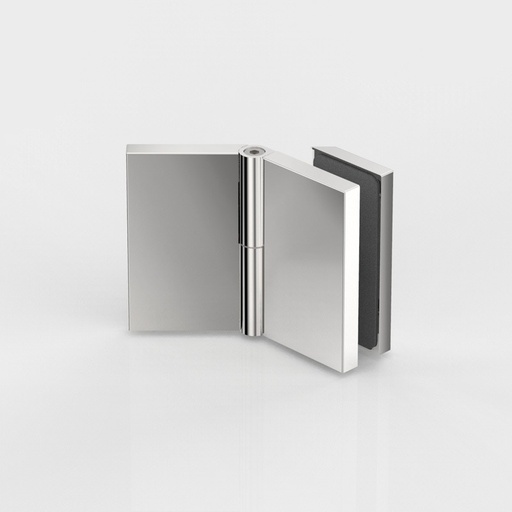 [8189ZNPVD35] ANGLE VERRE-MUR 135° (VARIABLE)FLAMEA+   NOIR MAT 