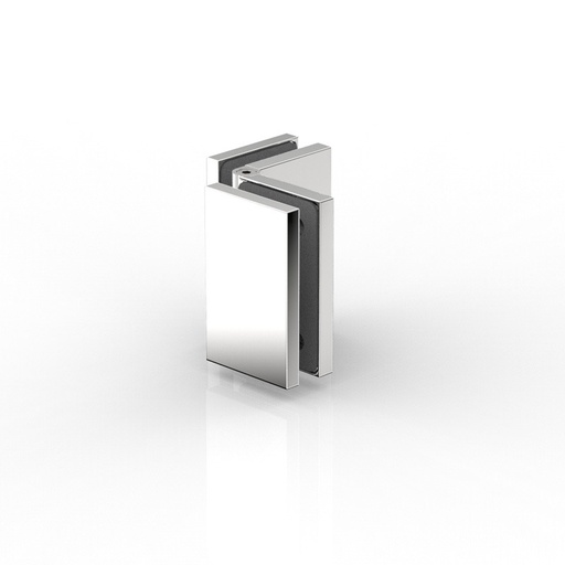 [8198ZNPVD42] CONNECTEUR D'ANGLE V-V 80-180°AJ.FLAMEA+   MÉTAL GRAPHITE BROSSÉ