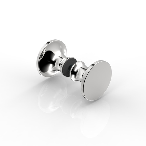 [8236ZNPVD22] BOUTON DOUBLE,   INOX BROSSÉ