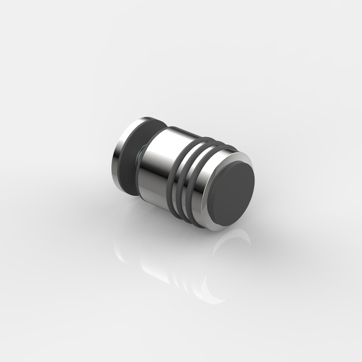 [8293ZN5] BOUTON SIMPLE AVEC PROTECTION,C BRILLANT   CHROME BRILLANT 