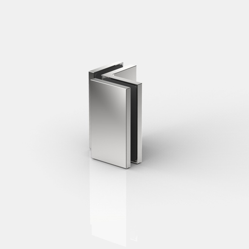 [8317ZNPVD42] CONNECTEUR D'ANGLE VER-VER,90°,PONTERE+   MÉTAL GRAPHITE BROSSÉ