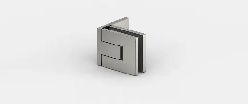[8330ZNPVD22] PENTURE BATTANTE VERRE.-MUR 90° FLAMEA PRO MINI   INOX BROSSÉ