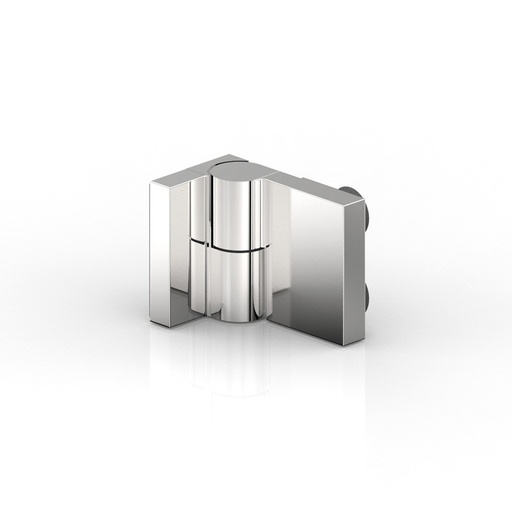 [8360ZN5-L] PENTURE NIVELLO VERRE MUR 90° OUVERT EXT   CHROME BRILLANT 