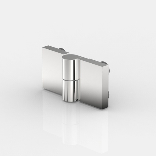 [8362ZN5-R] PENTURE DE PO.,V-V,180°, EXTERIEUR,AFFLEURANTE   CHROME BRILLANT 