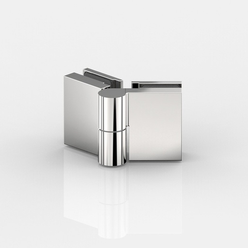[8365ZNPVD22-R] PENTURE DE PORTE,V-V,135° EXTERIEURE, PLATE   INOX BROSSÉ