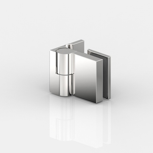 [8369ZNPVD22-R] PENTURE DE PORTE,V-M,90° EXTERIEURE, PLATE   INOX BROSSÉ