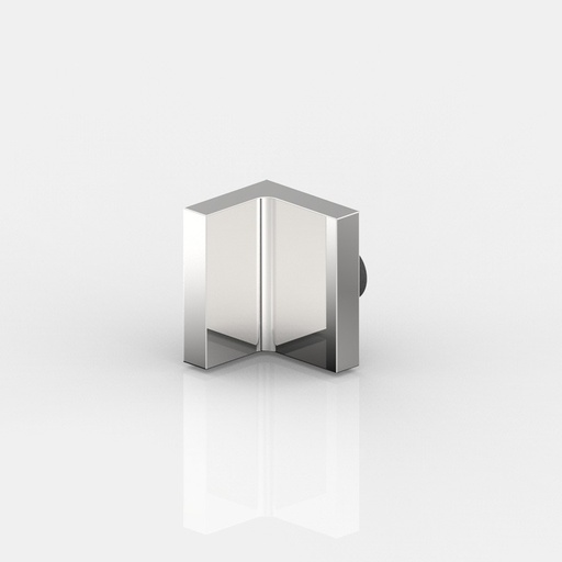 [8380ZN1] CONNECTEUR D'ANGLE V-M 90°,   CHROME MAT 