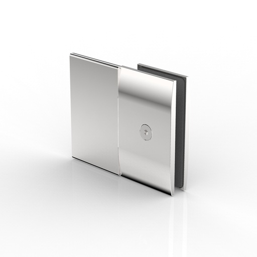 [8428MSPVD22] CONNECTEUR D'ANGLE  VERRE-MUR 180°   