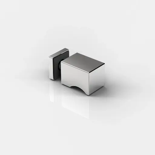 [8692ZNPVD22] POIGNEE, 22X22MM, SIMPLE   INOX BROSSÉ