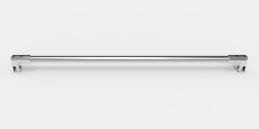 [8745ZN5-1000] BARRE STABILISATION Ø 16 VERRE-VERRE LG 1000 MM R   CHROME BRILLANT 