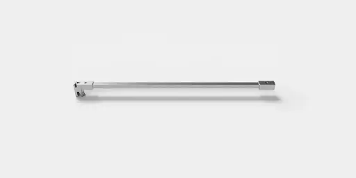 [8793ZNPVD42-1200] BARRE STABILISATRICE VERRE-MUR RECOUPABL   MÉTAL GRAPHITE BROSSÉ